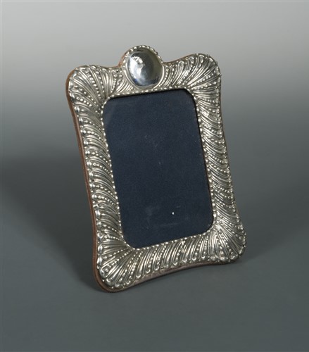 Lot 683 - Chester - A Victorian silver easel back photograph frame