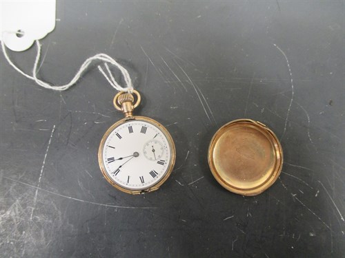 Lot 170 - A Waltham lady's full hunter pocket watch...