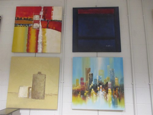 Lot 501 - K Tillman (British, 20th Century), Cityscapes...