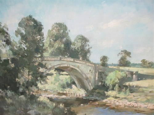 Lot 244 - Stanley Orchart (British, 1920-2005), River...