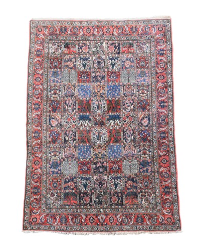 Lot 494 - A Bakhtiari garden design carpet