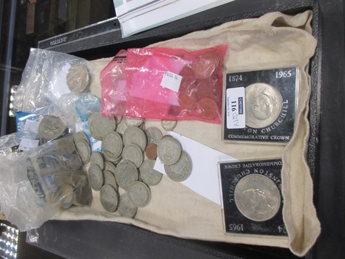 Lot 116 - A quantity of miscellaneous mixed metal coins