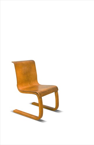 Lot 203 - Alvar Aalto for Finmar, a rare Model 21 cantilever chair