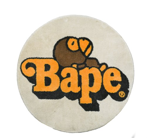 Lot 167 - A Bathing Ape (BAPE) a small circular rug