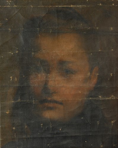 Lot 82 - A 19th century portrait study of a boy's head