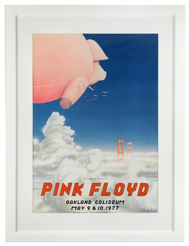 Lot 147 - Pink Floyd Oakland Coliseum Concert poster