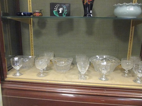 Lot 20 - A set of five mid 19th century rummers...