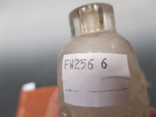 Lot 93 - A Chinese rock crystal snuff bottle as a...