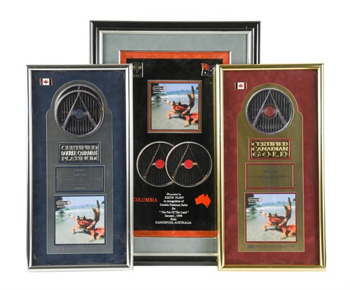 Lot 90 - 'The Fat of the Land' 1997 three Canadian presentation discs to Keith Flint