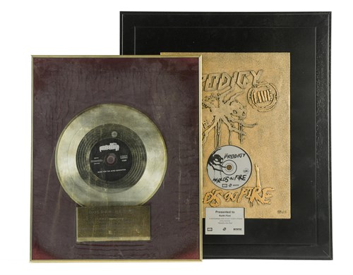 Lot 75 - 'World's on Fire' 2011 a presentation disc to Keith Flint