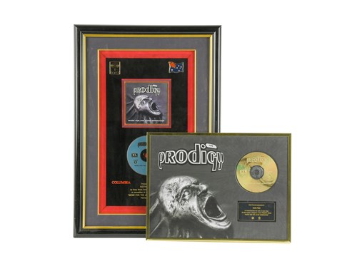 Lot 86 - 'Music for the Jilted Generation' 1997 a presentation gold disc to Keith Flint