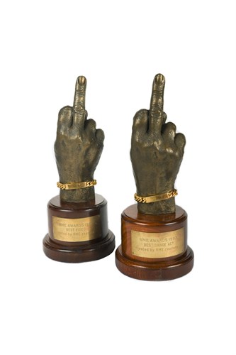 Lot 154 - Two NME presentation awards to Keith Flint