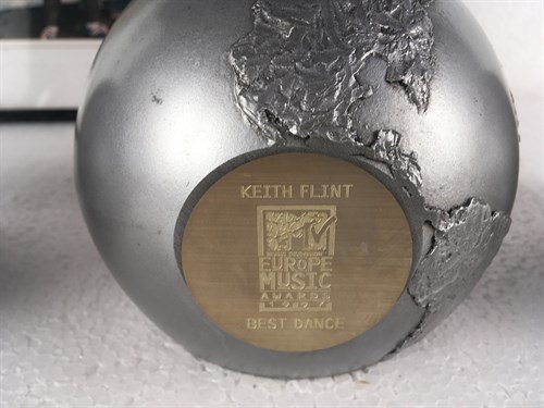 Lot 91 - Four MTV Music Television Awards to Keith Flint