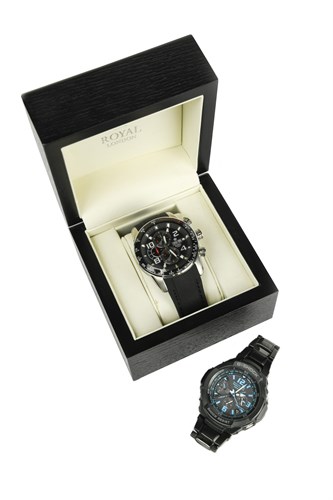 Lot 68 - A Royal London steel cased tachymeter wristwatch