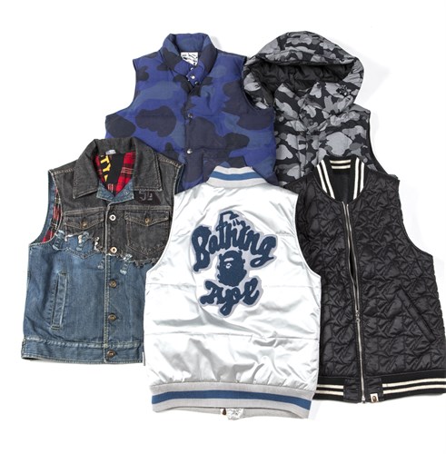 Lot 52 - Twelve assorted gentlemen's gilet jackets