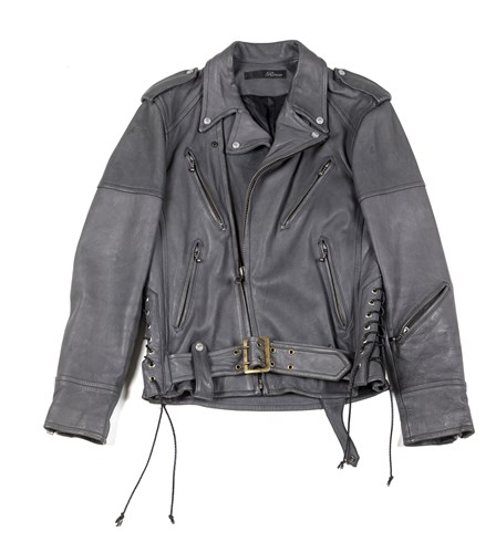 Lot 49 - A Roen grey leather jacket