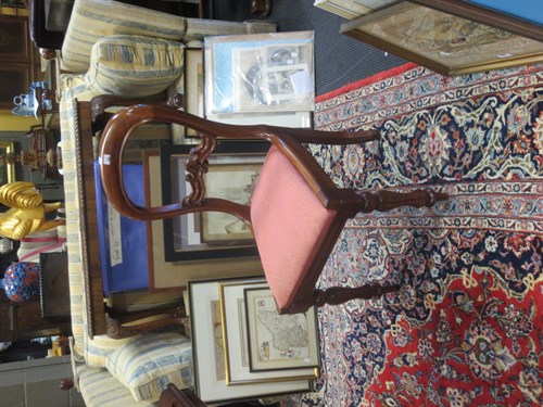 Lot 370 - 6 Victorian balloon back chairs