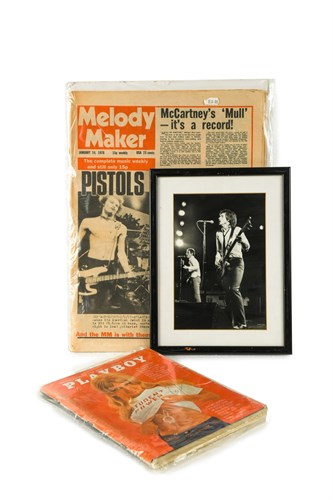 Lot 77 - Two vintage copies of Melody Maker, one from June 4th 1977 the other from January 14th 1978