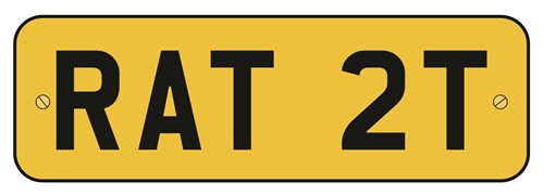Lot 119 - RAT 2T, a cherished number plate on retention