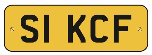 Lot 115 - S1 KCF, a cherished number plate on retention