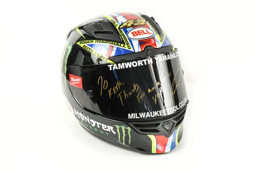 Lot 137 - Bell, a customised crash helmet