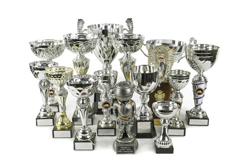 Lot 132 - Racing trophies, a collection of twenty