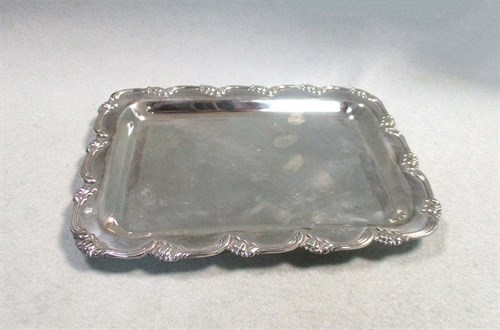 Lot 539 - A 20th century Peruvian metalwares dressing table tray