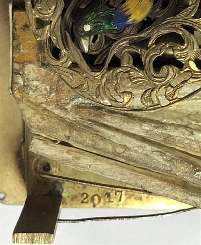 Lot 371 - A late 19th century singing bird automaton