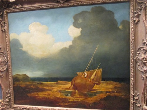 Lot 286 - English School, 19th Century, High Tide, oil...
