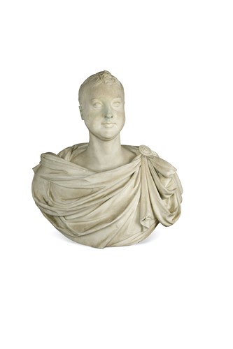 Lot 331 - After the Antique, a late 18th or early 19th century marble bust