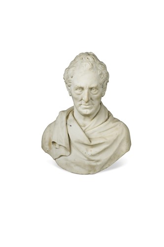 Lot 933 - A 19th century marble bust by John Kirk