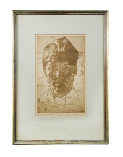 Lot 69 - Stanley Spencer (1896-1980), Self portrait,...