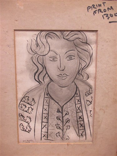 Lot 330 - Matisse - Head of a Girl, a print