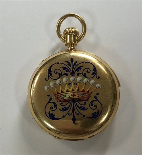 Lot 449 - Dent, London - A Victorian 18ct gold full hunting cased minute repeater pocket watch