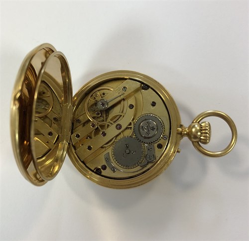 Lot 442 - Charles Frodsham - A continental half hunter pocket watch