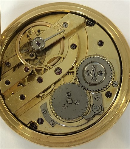 Lot 442 - Charles Frodsham - A continental half hunter pocket watch