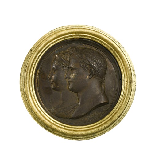 Lot 341 - After Andrieu, a bronze medallion