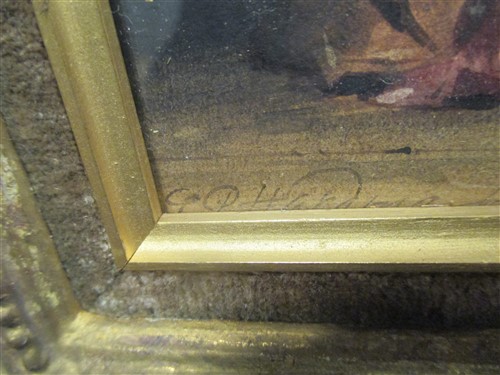Lot 311 - George Perfect Harding, An Interior with...
