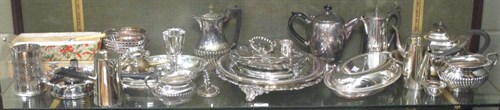 Lot 426 - A large collection of silver plated ware to...