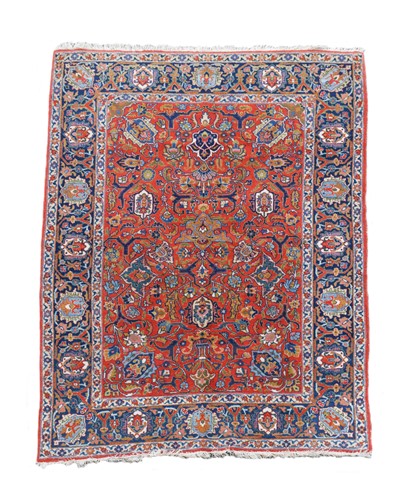 Lot 411 - A Persian Tabriz carpet
