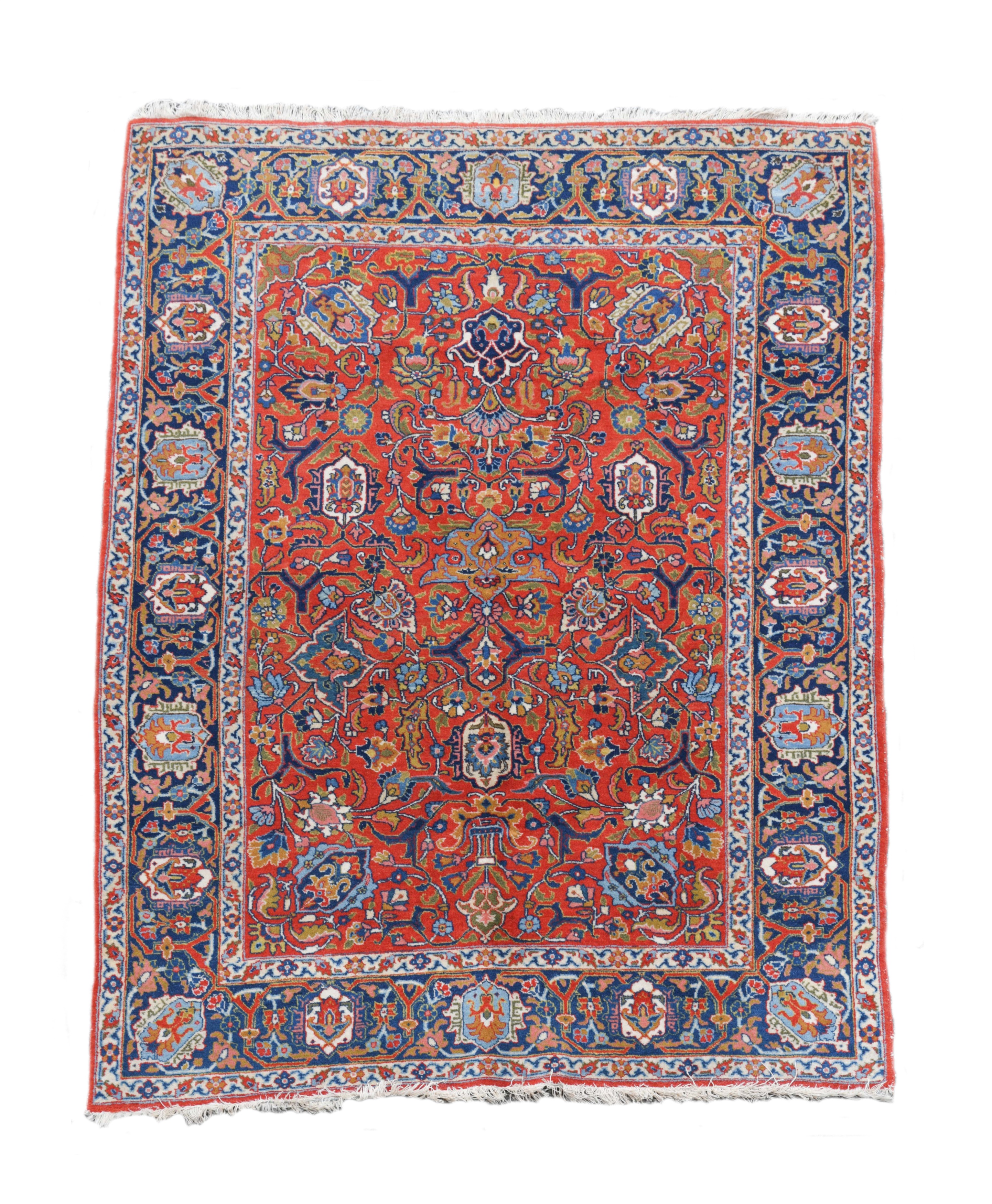Lot 411 A Persian Tabriz carpet,