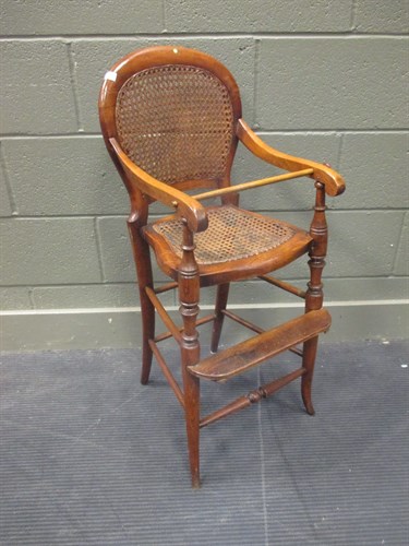 Lot 601 - A Victorian childs high chair