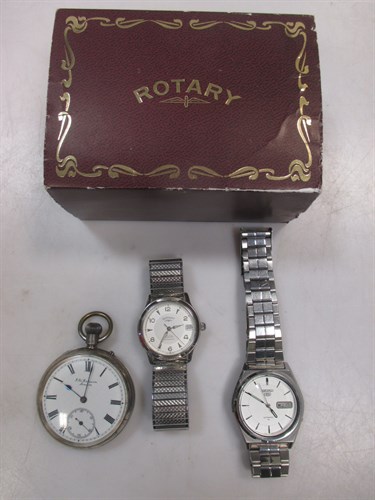 Lot 358 - Rotary gent's Elite automatic wristwatch,...