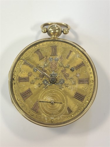 Lot 414 - Hawley & Co., London - A William IV 18ct gold open faced pocket watch