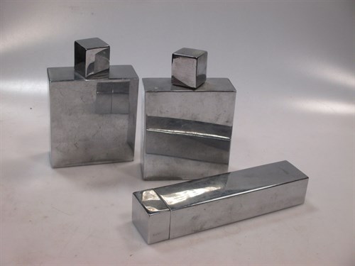 Lot 417 - Three flasks