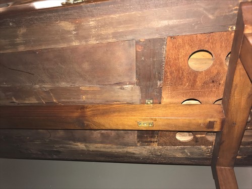 Lot 572 - A walnut cased 4 octave Clavichord by Henry Tull, dated 1932