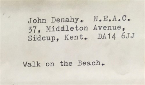Lot 49 - John Denahy, NEAC (b. 1922), Walk on the beach,...