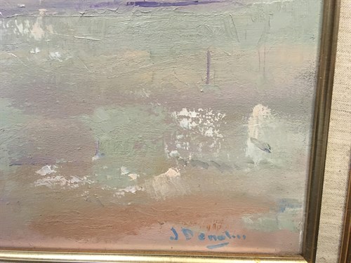 Lot 57 - John Denahy, NEAC (b. 1922), Evening at Sion-s-...