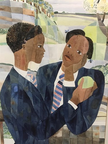 Lot 67 - Modern British School, Two Schoolboys,...