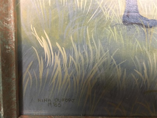 Lot 78 - Nina Dufort (British Contemporary) Cats &...